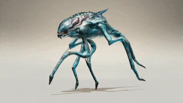 alien creature walk cycle