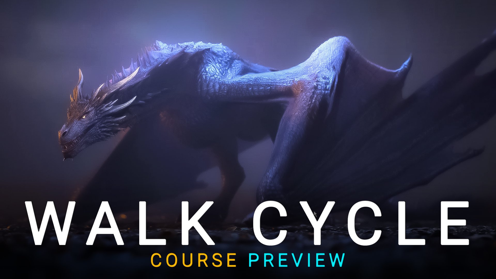 dragon walk cycle tutorial