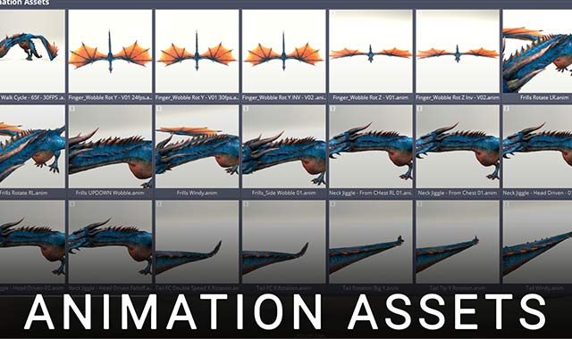 dragon animation assets