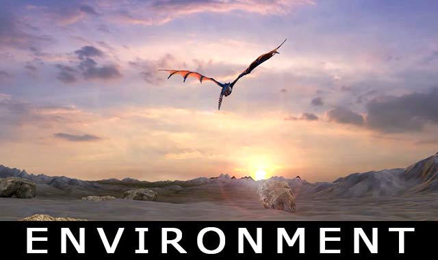 dragon animation environemnt